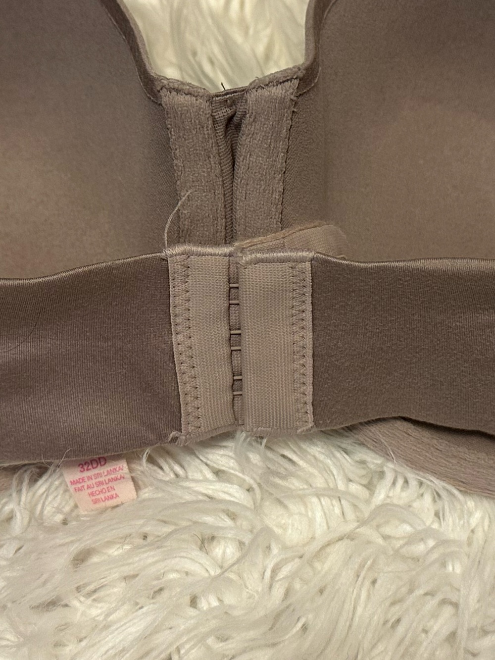 Victoria’s Secret Strapless Bra 32DD Taupe Nude Convertible Removable Straps - Picture 5 of 6